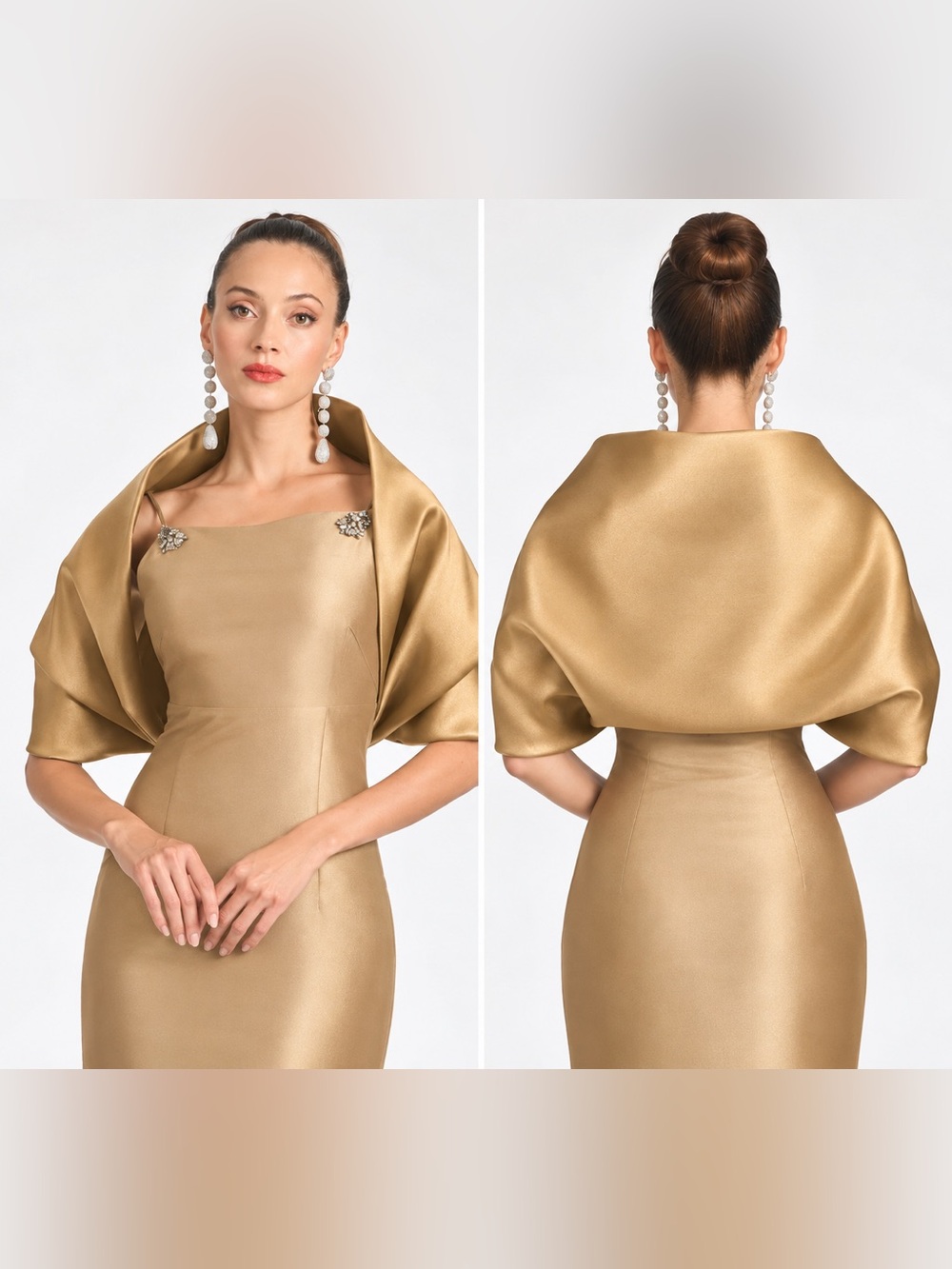 Sachin + Babi • NWT $196 US The hug gold gazar shawl